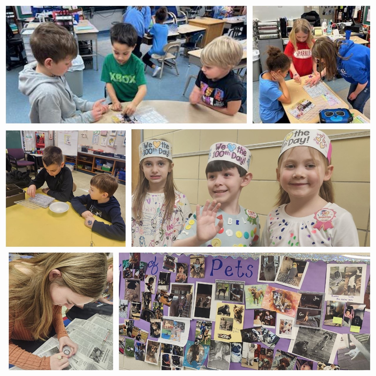Raiders are Readers and 100th day of Kindergarten